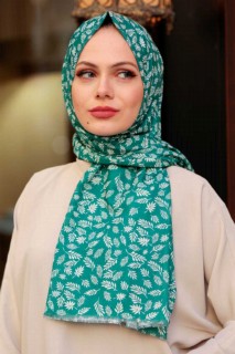 Green Hijab Shawl 100339452