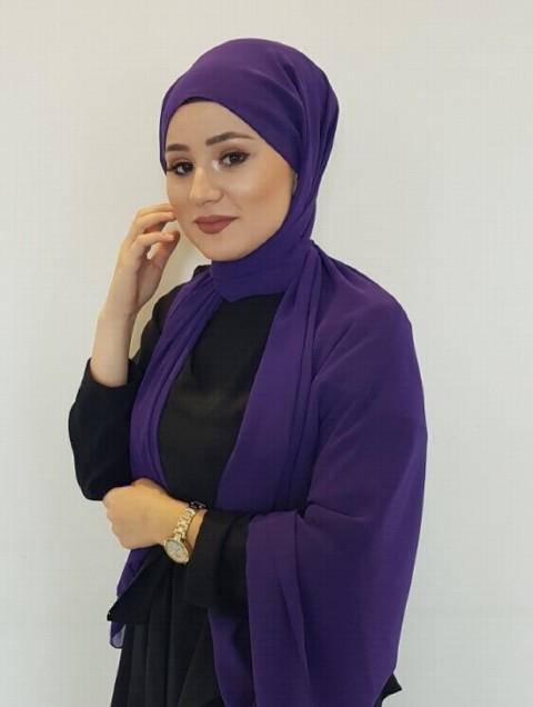 Woman Bonnet & Hijab - violet |code: 13-14 - Turkey