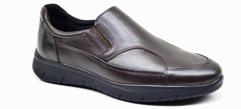 Sneakers & Sports - SHOEFLEX BUNION SHOES - BROWN - MEN'S SHOES,Leather Shoes 100325181 - Turkey