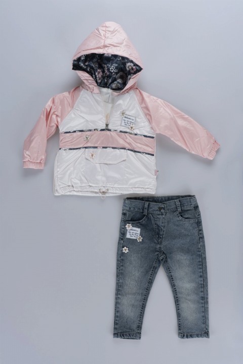 Outwear - Aufblasbarer Mantel für Mädchen, 3-teiliger Anzug 100326159 - Turkey