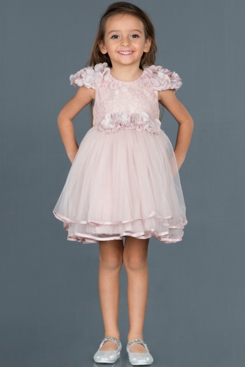 Girl Clothing - فستان سهرة فستان سهرة للأطفال مزين بالورود 100297708 - Turkey