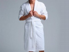 Set Robe - روب استحمام سوفت فيلفيت فردي من دوري لاند أبيض 100330353 - Turkey