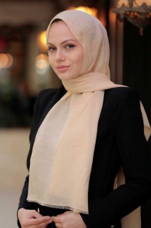 Shawl - Biscuit Hijab Shawl 100339146 - Turkey