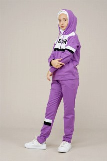 Young Girl's Detailed Tracksuit Set 100352525