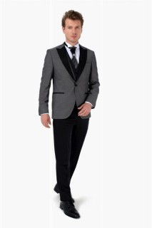 Suit - Men's Dark Gray Newyork Suit Vest 100350484 - Turkey