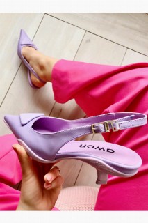 Chiara Lilac Heeled Shoes 100344262