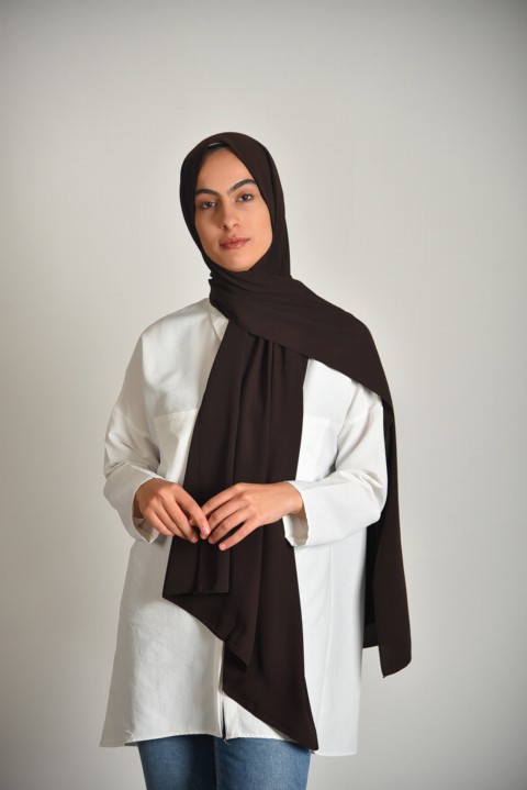 Woman Hijab & Scarf - Medina Shawl Crowshed color 100255090 - Turkey