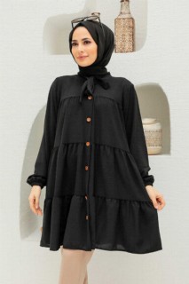 Tunic - Black Hijab Tunic 100340284 - Turkey