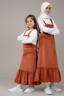 Daily Dress - Young Girl Pleated Gilet Dress 100325674 - Turkey