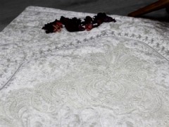 Dowry Land Gülfem 8 Person Table Cloth Set Cream Cappucino 100331750
