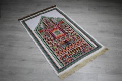 Rectangle Table Cover - Dowry Digital Print Gardin Table Cloth White 100330624 - Turkey