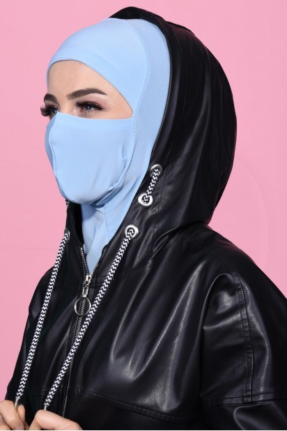 Masked Sport Hijab Baby Blue 100285357