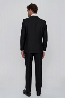 Men's Black Dynamic Fit Casual Fit 6 Drop Suit 100350989
