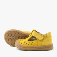 Shaun Genuine Leather Yellow Anatomic Baby Sandals 100352392