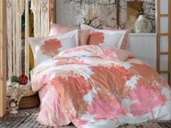 Bedding - July Double Duvet Cover Set Pink 100260218 - Turkey