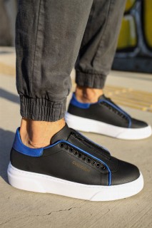 Shoes - Men's Shoes BLACK/BLUE 100342048 - Turkey