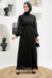 Woman Clothing - Robe hijab noire 100339673 - Turkey