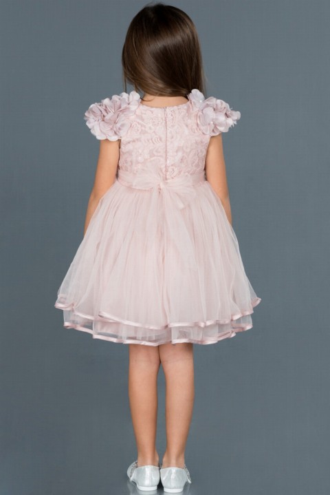 Evening Dress Floral Detailed Child Evening Dress 100297708