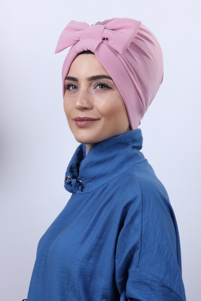 Double-Sided Bonnet Pink With Bow 100285294