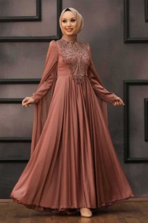 Wedding & Evening - Cooper Hijab Evening Dress 100336900 - Turkey
