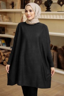 Woman - Black Hijab Tunic 100344903 - Turkey