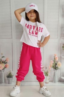 Tracksuits, Sweatshirts - Girls Sports Cap Pink Tracksuits 100326755 - Turkey