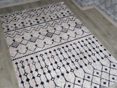 Carpet - Marble 2 Pcs Velvet Throw Pillow Cover Black 100330547 - Turkey