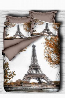 Best Class Digital Printed 3d Double Duvet Cover Set Eiffel 100257672