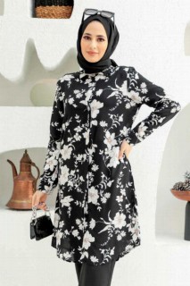 Tunic - Black Hijab Tunic 100340060 - Turkey