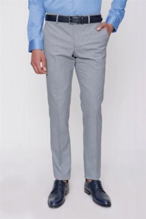 Men's Navy Blue Slim Fit Piticarien Trousers 100351303