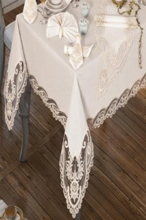 Magnificence Table Cloth 26 Pieces Cream 100260106