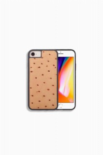 Jewelry & Watches - For iPhone 6 / 6s / 7 Taba Ostrich Pattern Leather Phone Case 100345968 - Turkey