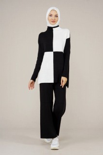 Women's Double Color Double Knitwear Suit 100352571