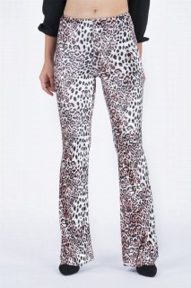 Women's Leopard Patterned Trousers 100326224