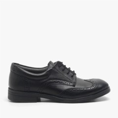 Rakerplus Titan Matte Black Lace up School Young Men's Shoes 100278734