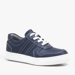 Boys - Chaussures de sport pour garçons d'école bleu marine 100278727 - Turkey