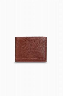 Wallet - Taba Guti Horizontal Leather Men's Wallet 100346279 - Turkey