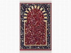 Prayer Rug - Sajjade - Tapis de prière velours orchidée rouge bordeaux 100260451 - Turkey