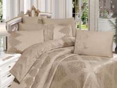Dowry Bed Sets - شرشف سرير من الدانتيل الفرنسي أسود 100330359 - Turkey