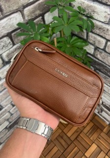 Handbags - Guard Taba Passwort-Handtasche aus echtem Leder 100346142 - Turkey