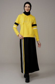 Lingerie & Pajamas - Women's Hoodie and Skirt Tracksuit Set 100325698 - Turkey