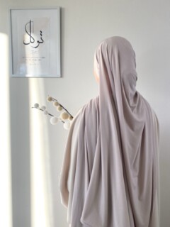 Sandy Premium - Hijab prêt à nouer Beige - Turkey