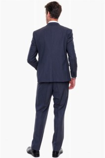 Men's Navy Blue Julies Dynamic Fit Comfortable Fit 4 Drop Suit 100350587