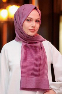 Woman Hijab & Scarf - Purple Hijab Shawl 100339502 - Turkey
