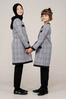 Junior Check Patterned Top and Bottom Set 100325667