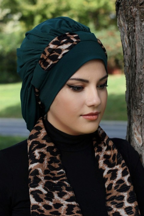 Woman Bonnet & Turban - Flowy Scarf Bonnet Design 100283043 - Turkey