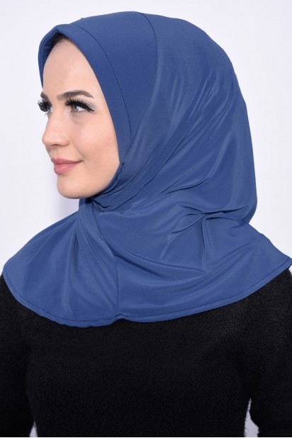 Practical Sequin Hijab Indigo 100285504