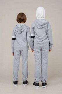 Young Girl's Detailed Tracksuit Set 100352531