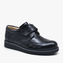 Boy Shoes - Chaussures en cuir verni pour nourrissons Hidra Velcro 100278534 - Turkey