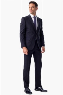 Men's Basic Dynamic Fit Suit Navy Blue 100351478
